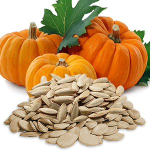 Pumpkin seeds with salt